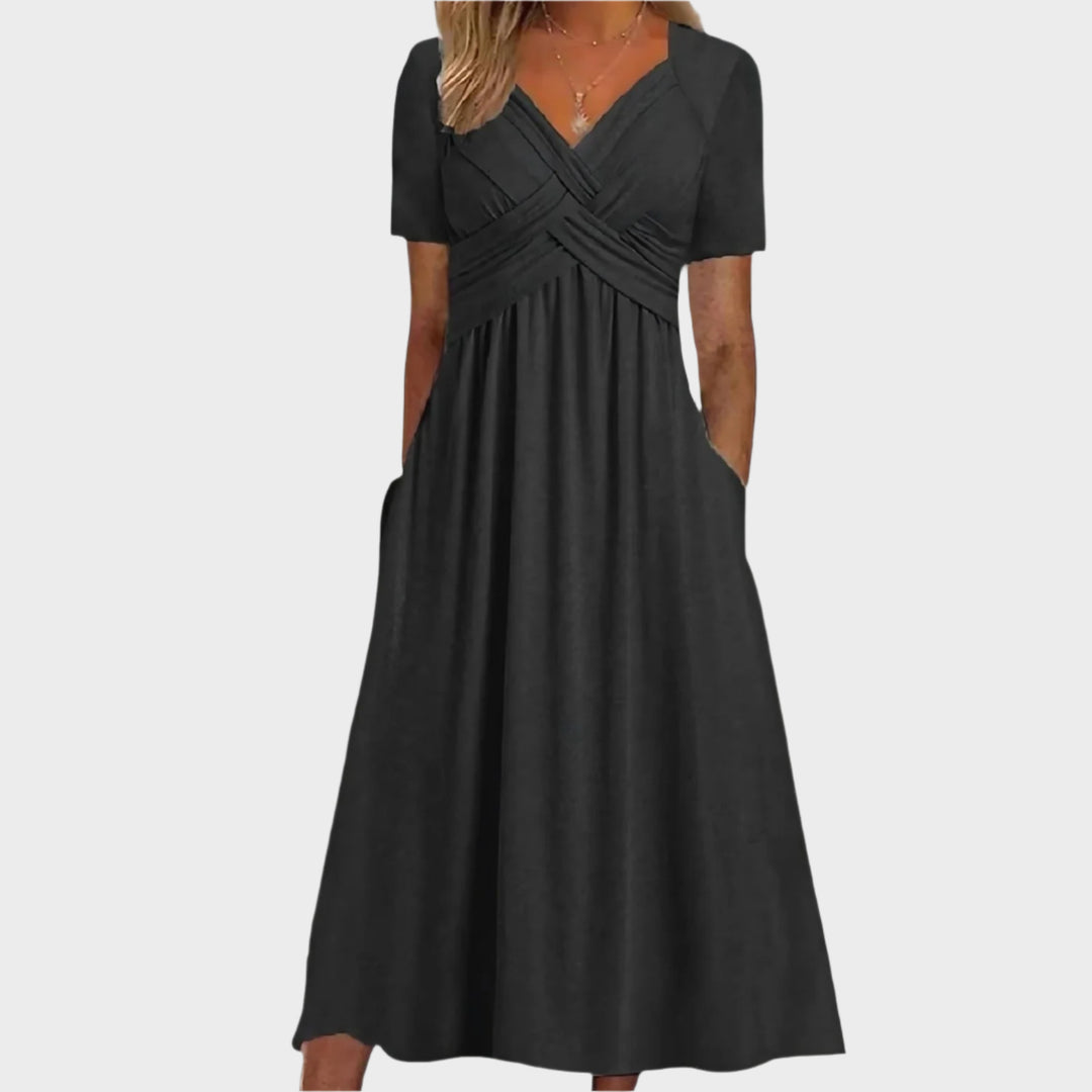 Auberta™ | Elegantes Midi-Kleid