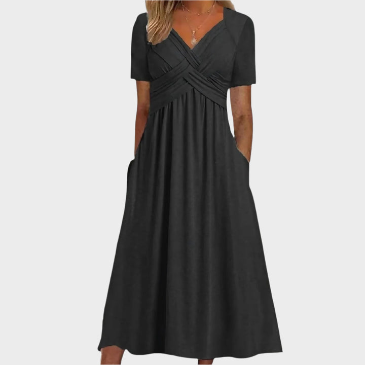 Auberta™ | Elegantes Midi-Kleid