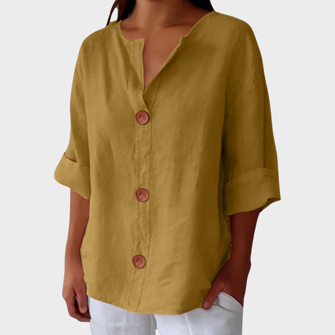 Amelie™ | Legere Bluse aus Leinen