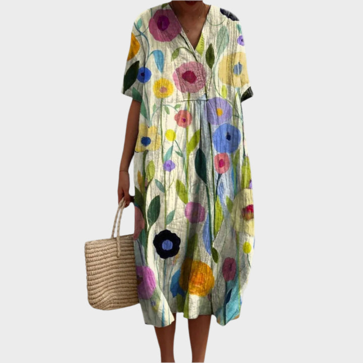 Erminia™ | Sommerkleid Mit Blumen