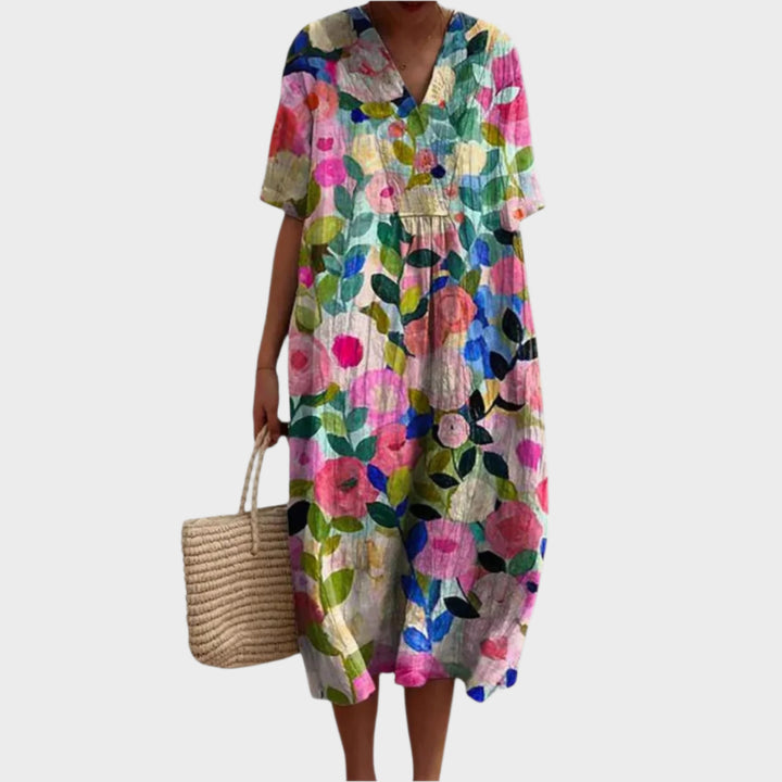 Erminia™ | Sommerkleid Mit Blumen