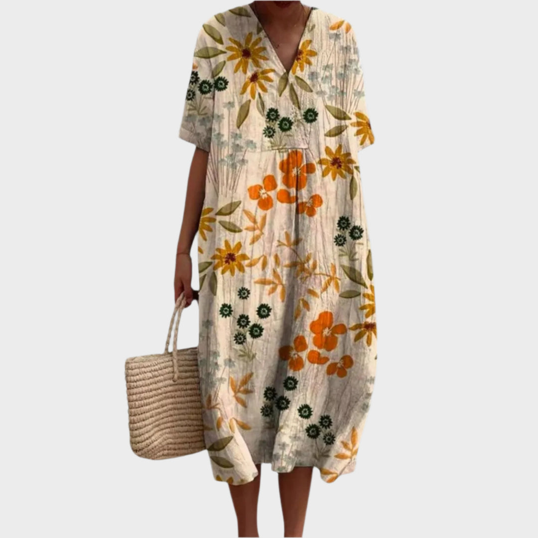 Erminia™ | Sommerkleid Mit Blumen